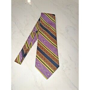 Vintage 70s Resilio Silk Tie Groovy Funky Mod